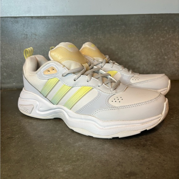 Adidas Neo Strutter Marathon Running Shoes Vibrant Yellow Size Women’s 7 - Picture 2 of 12